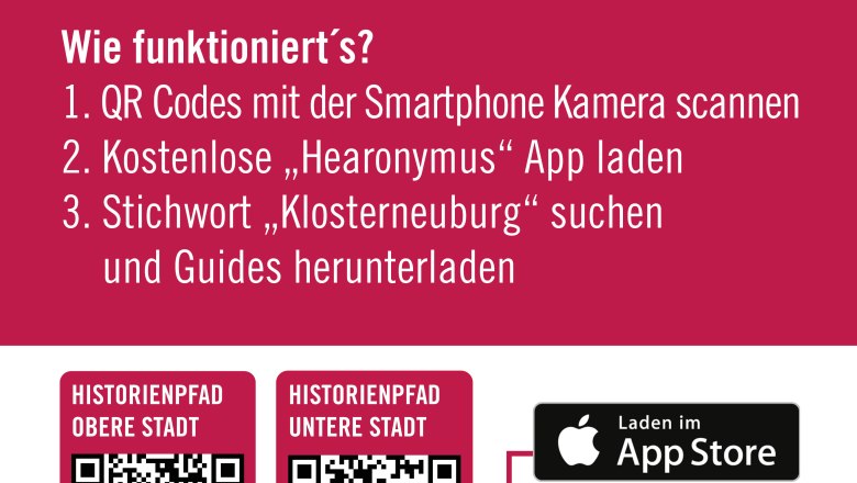 Audioguide - wie funktioniert's?, © Stadtmarketing Klosterneuburg