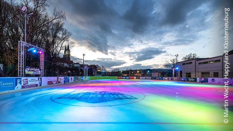 Ice rink at party, © Martin Wacht, Happyland Klosterneuburg
