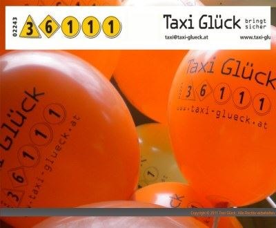 +43 2243 36 111, &copy; Taxi Gl&uuml;ck