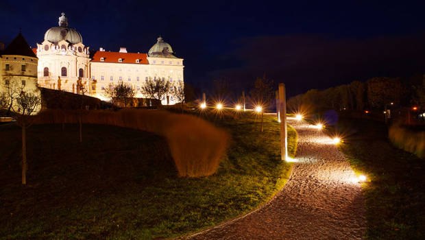 Abendstimmung am Stift Klosterneuburg, &copy; zibuschka